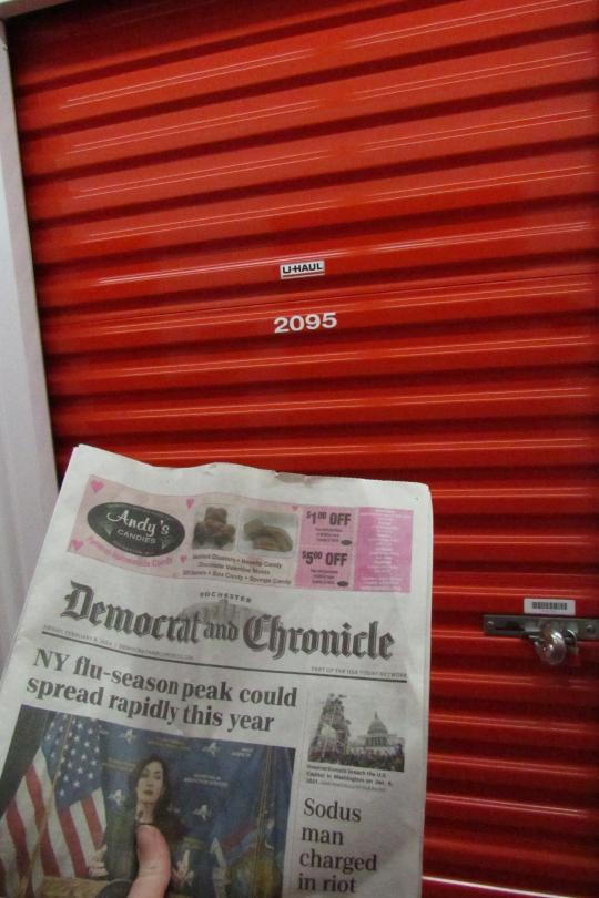 Storage Unit Auction in Rochester, NY at UHaul of West Irondequoit